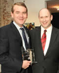 RAINN founder Scott Berkowitz and Senator Michael Bennet who received RAINN's 2012 Crime Fighter Award