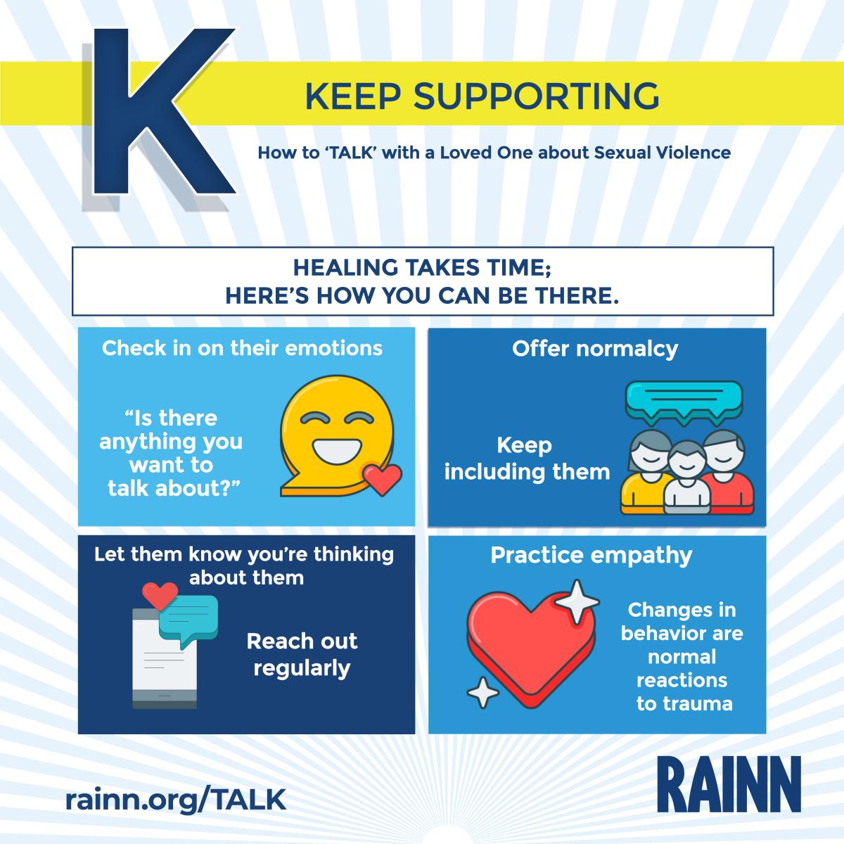 How To Support A Loved One Rainn 