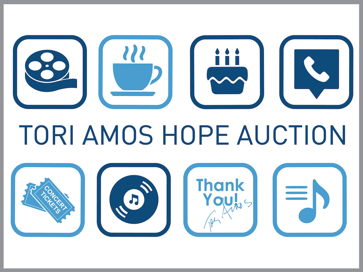 Tori Amos Hope Auction logo