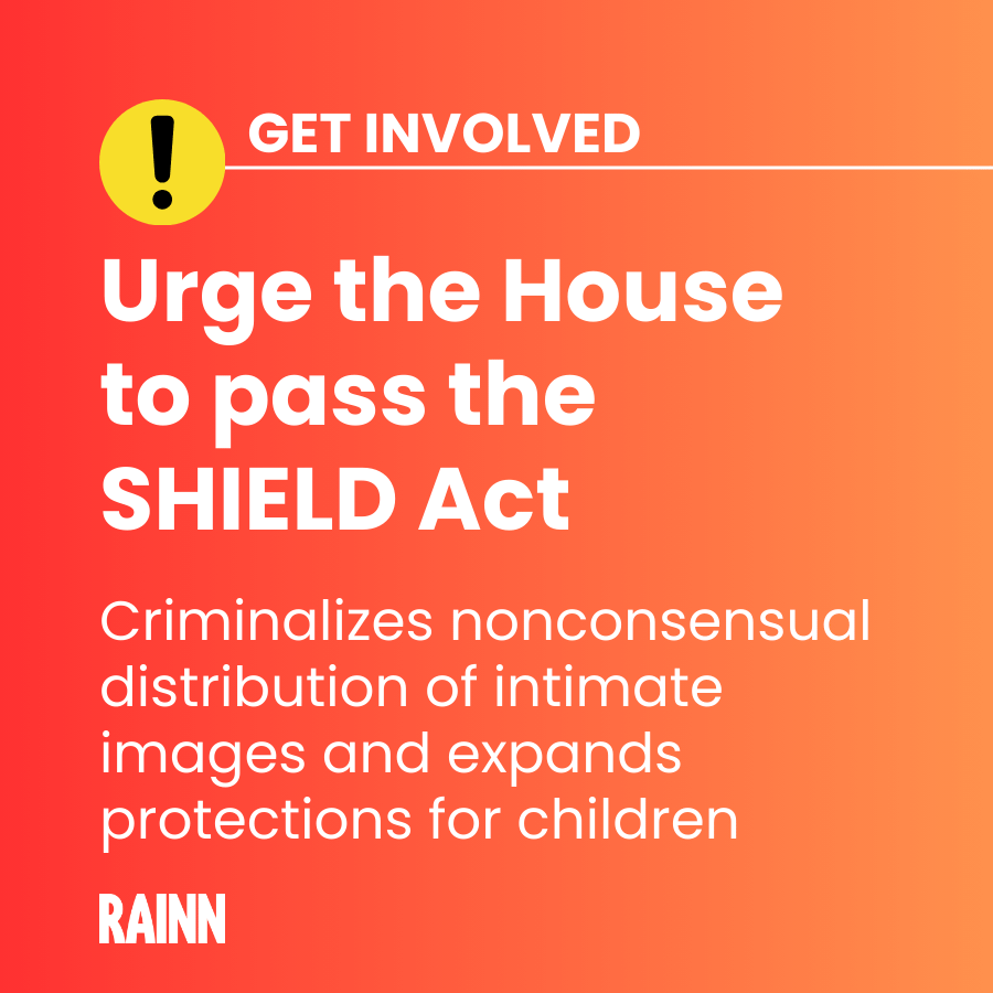 RAINN supports the SHIELD Act