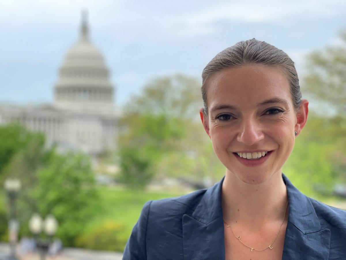 Mollie Montague during RAINN’s Congressional Day of Action in Washington, D.C., 2024