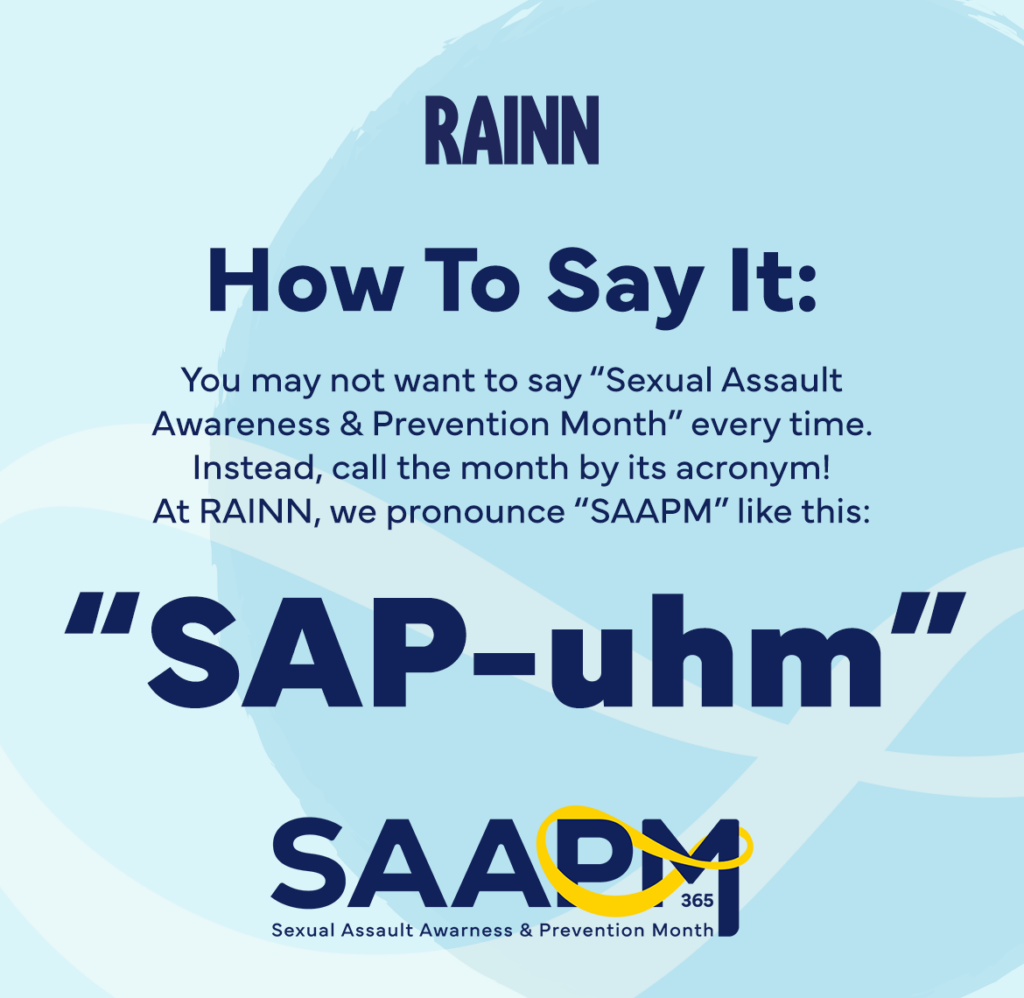 Saapm Graphics SAAPM 365 - RAINN