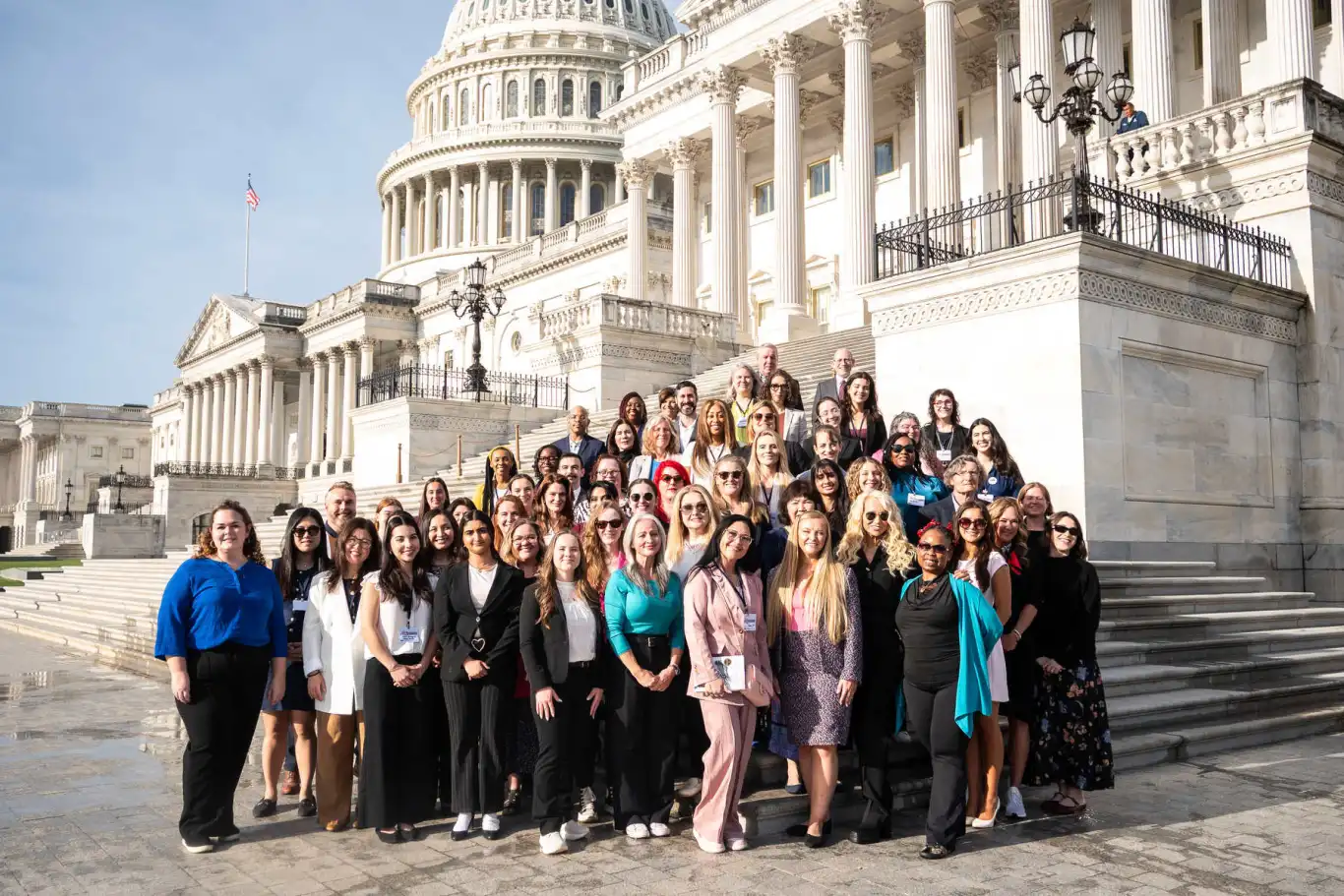 Survivors and advocates gather at the U.S. Capitol for RAINN's 2026 Congressional Day of Action